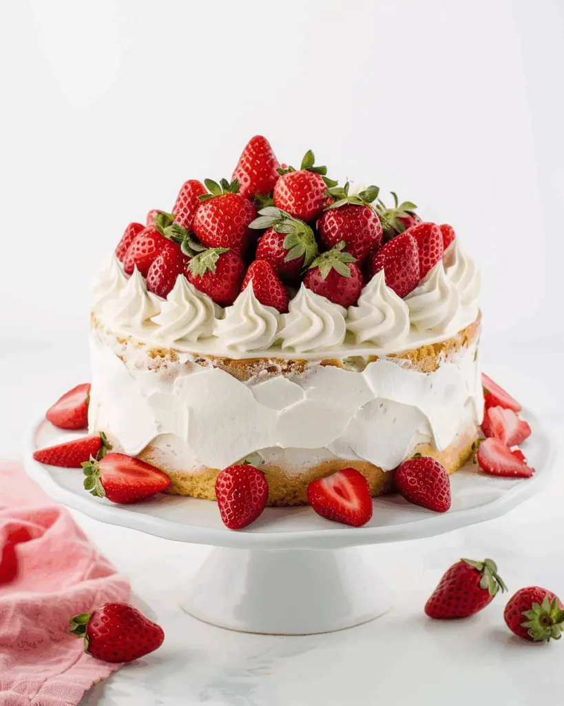 Strawberry Shortcake Layer Cake
