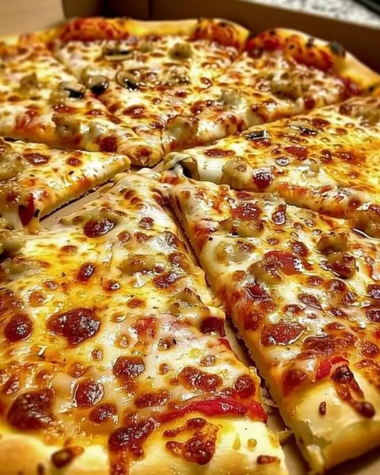 Homemade Delicious Pizza Recipe