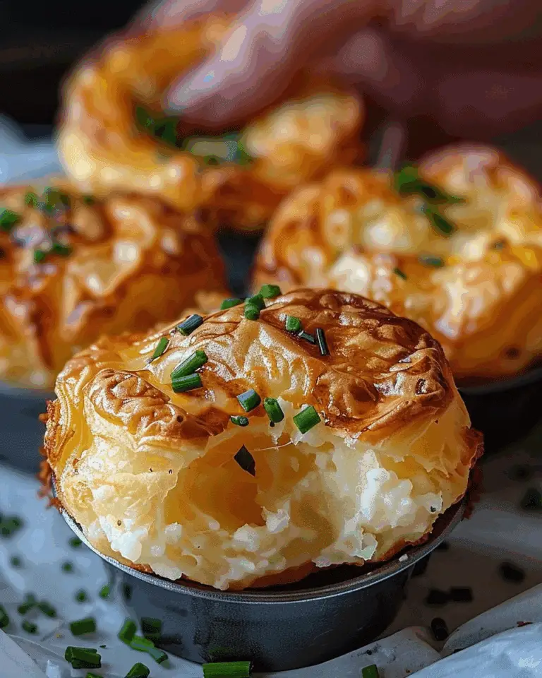 Cheesy Mashed Potato Puffs