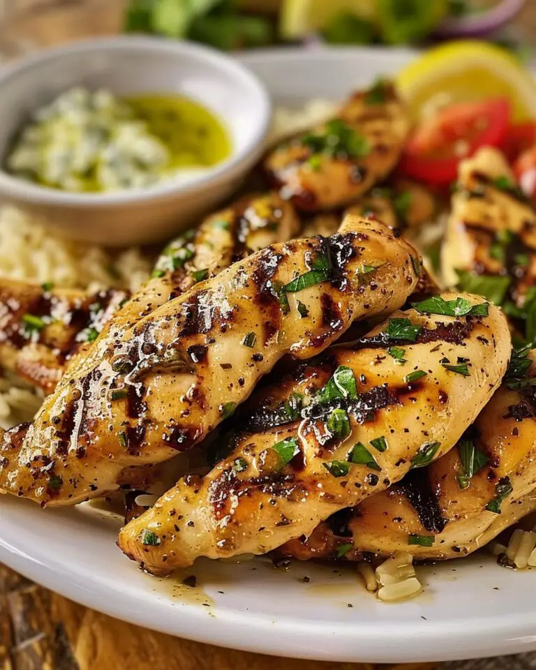 Greek-Style Grilled Chicken Tenders