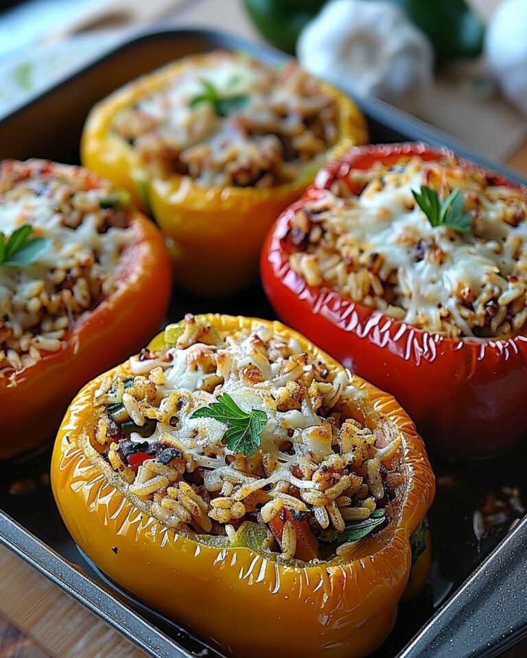 Greek-Style Stuffed Capsicums