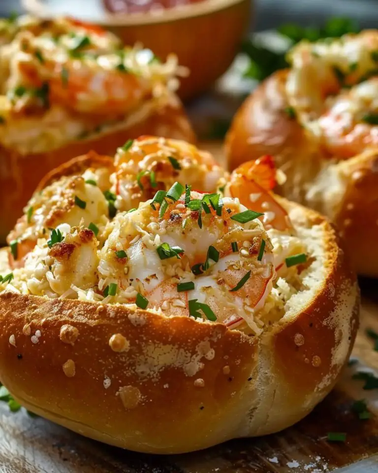 Stuffed Seafood Bread Bowls