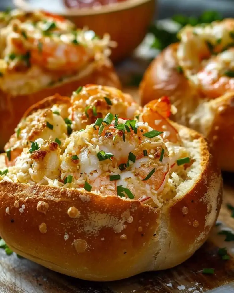 Stuffed Seafood Bread Bowls