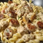 Creamy Pepper Jack Chicken & Sausage Pasta
