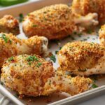 Oven-Baked Ranch Crusted Chicken Drumsticks
