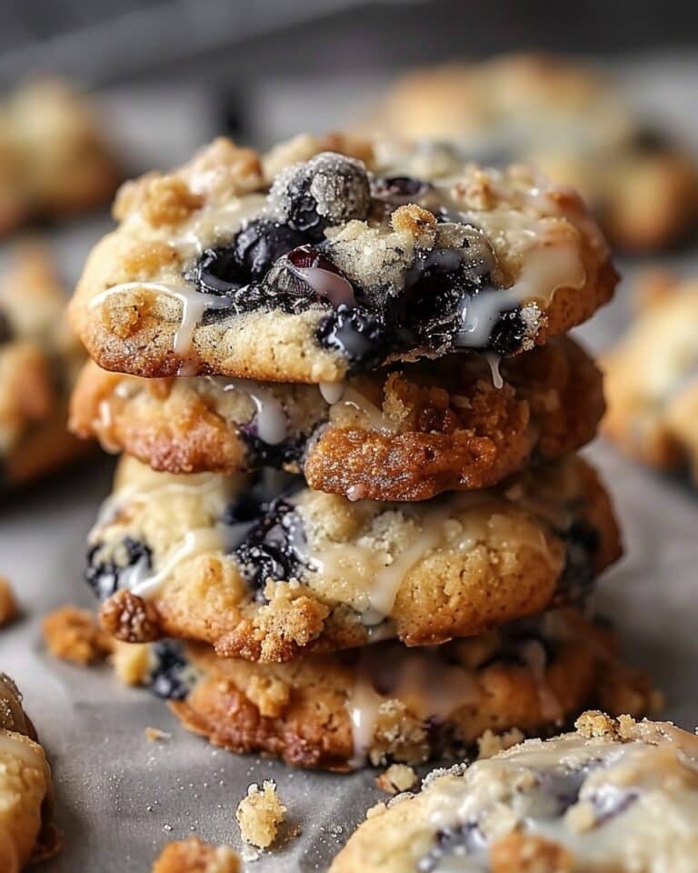 Blueberry Muffin Cookies with Streusel Topping – A Bakery-Worthy Treat