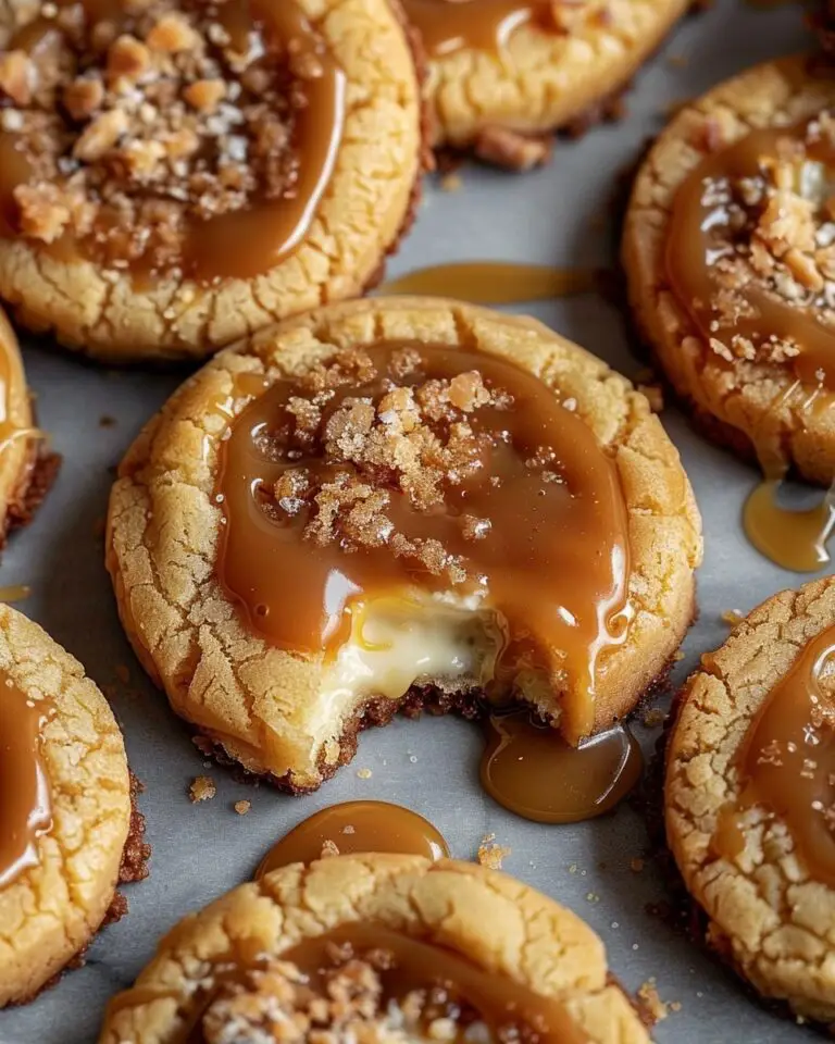 Caramel Cheesecake Cookies