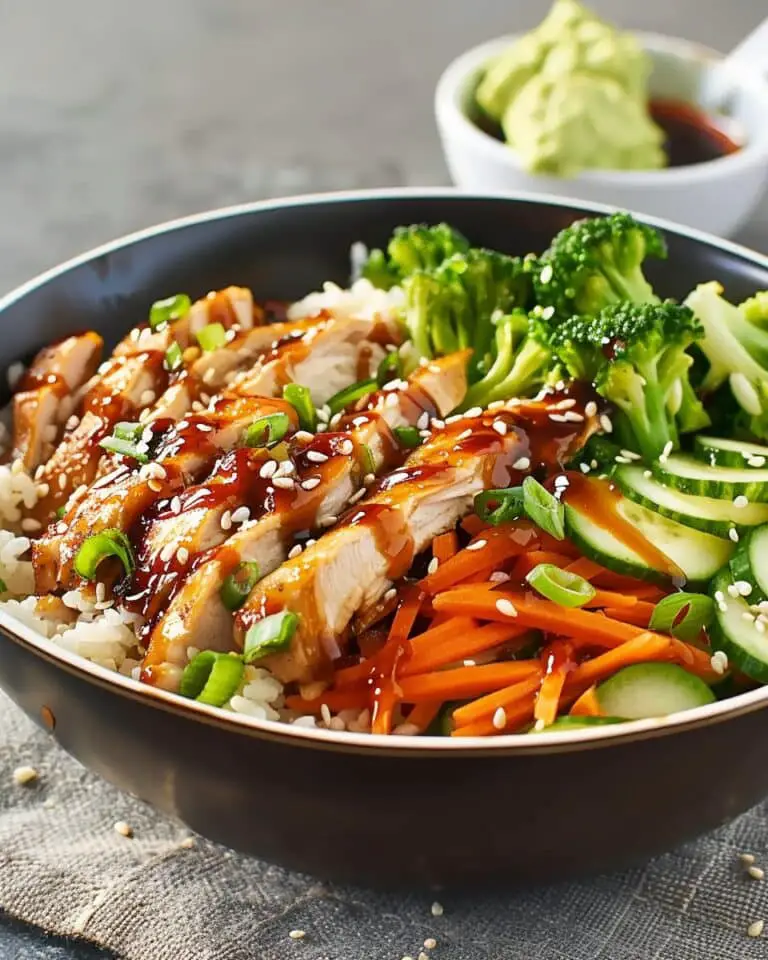 Easy Teriyaki Chicken Bowl Recipe for Family