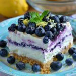 No Bake Lemon Blueberry Dessert