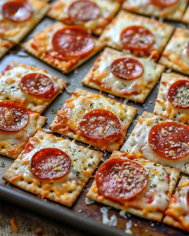 Pepperoni Pizza Crackers