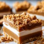 5-Ingredient Biscoff Pie Bars – A No-Bake Bliss for Cookie Butter Lovers