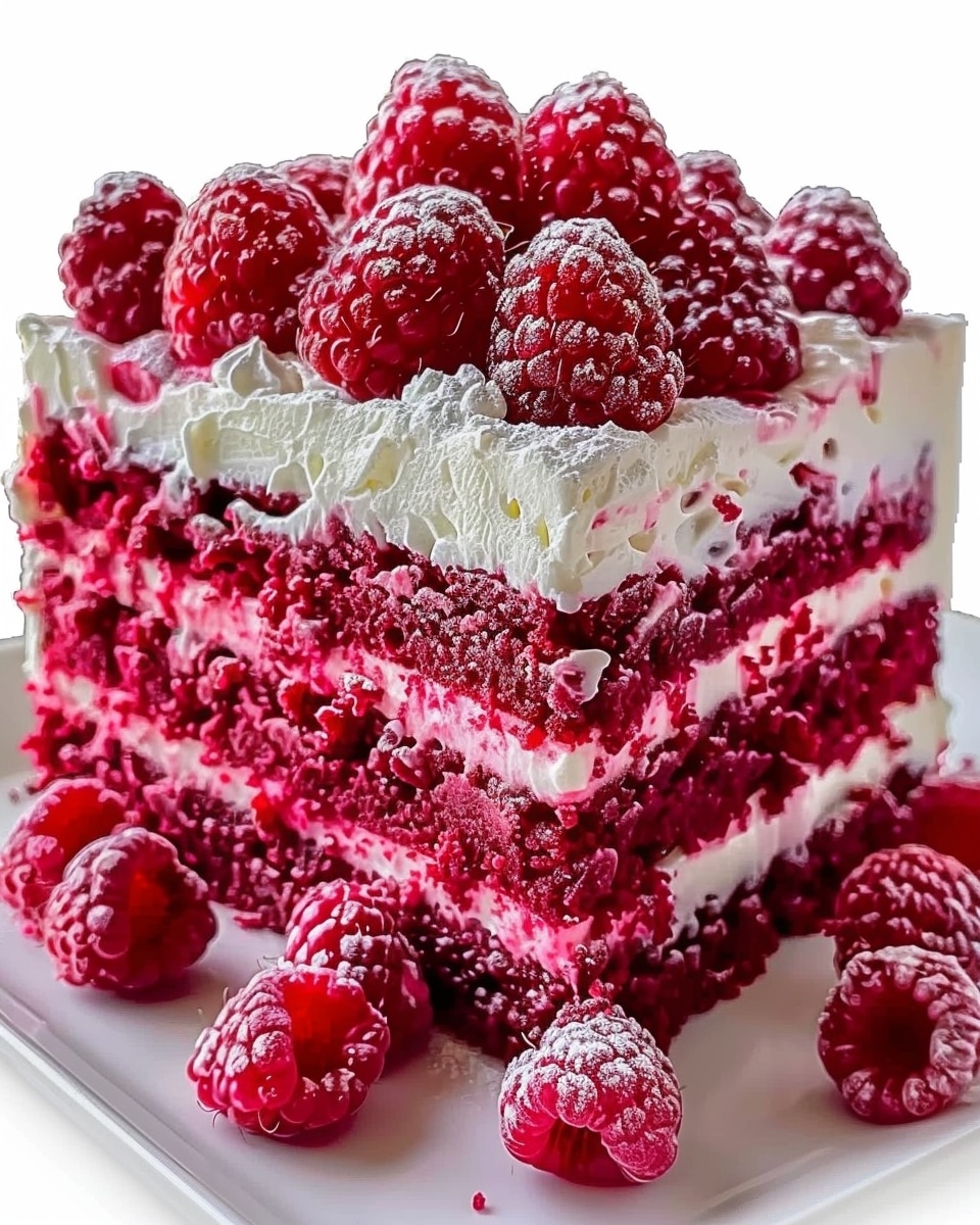 Raspberry Frost Cake