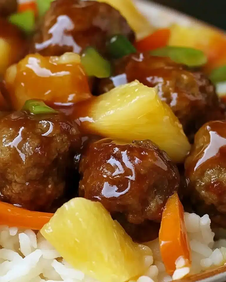 Sweet and Sour Meatballs (Suan T'ien Niu Jou Po Lo La Tzu) Recipe