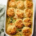 Biscuit Vegetable Pot Pie Casserole Recipe