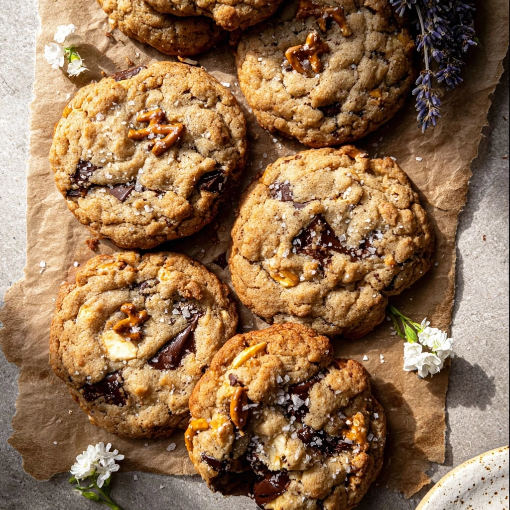 Wholesome Peanut Butter Pretzel Chocolate Chip Cookies Recipe 5 Wholesome Peanut Butter Pretzel Chocolate Chip Cookies Recipe - Recipe Image