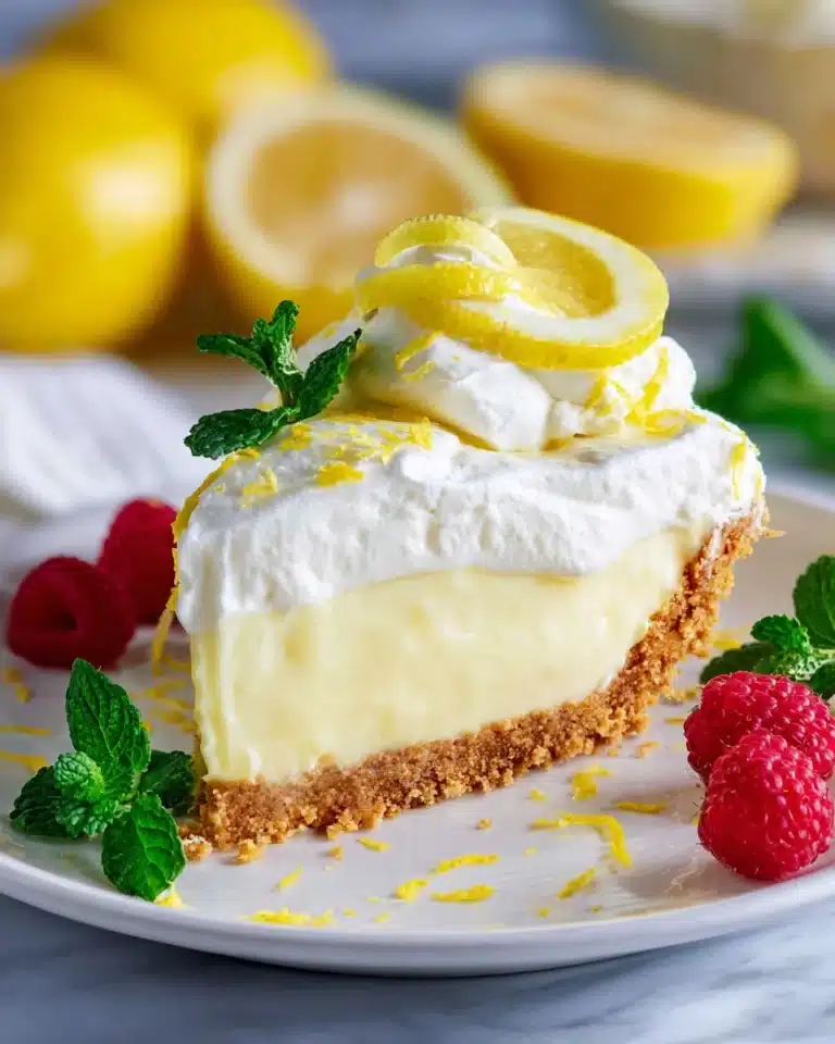No Bake Lemon Pie Recipe
