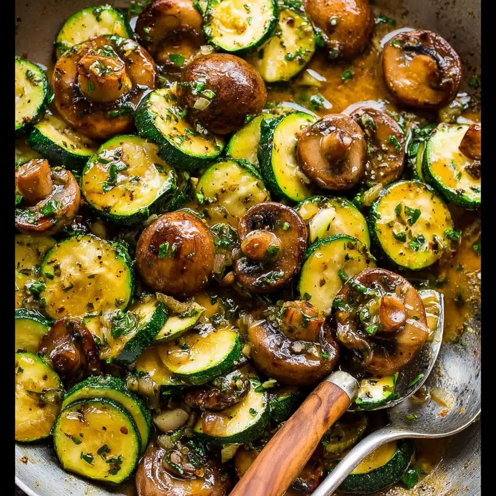 Skillet Zucchini and Mushrooms Recipe 5 Skillet Zucchini and Mushrooms Recipe - Recipe Image