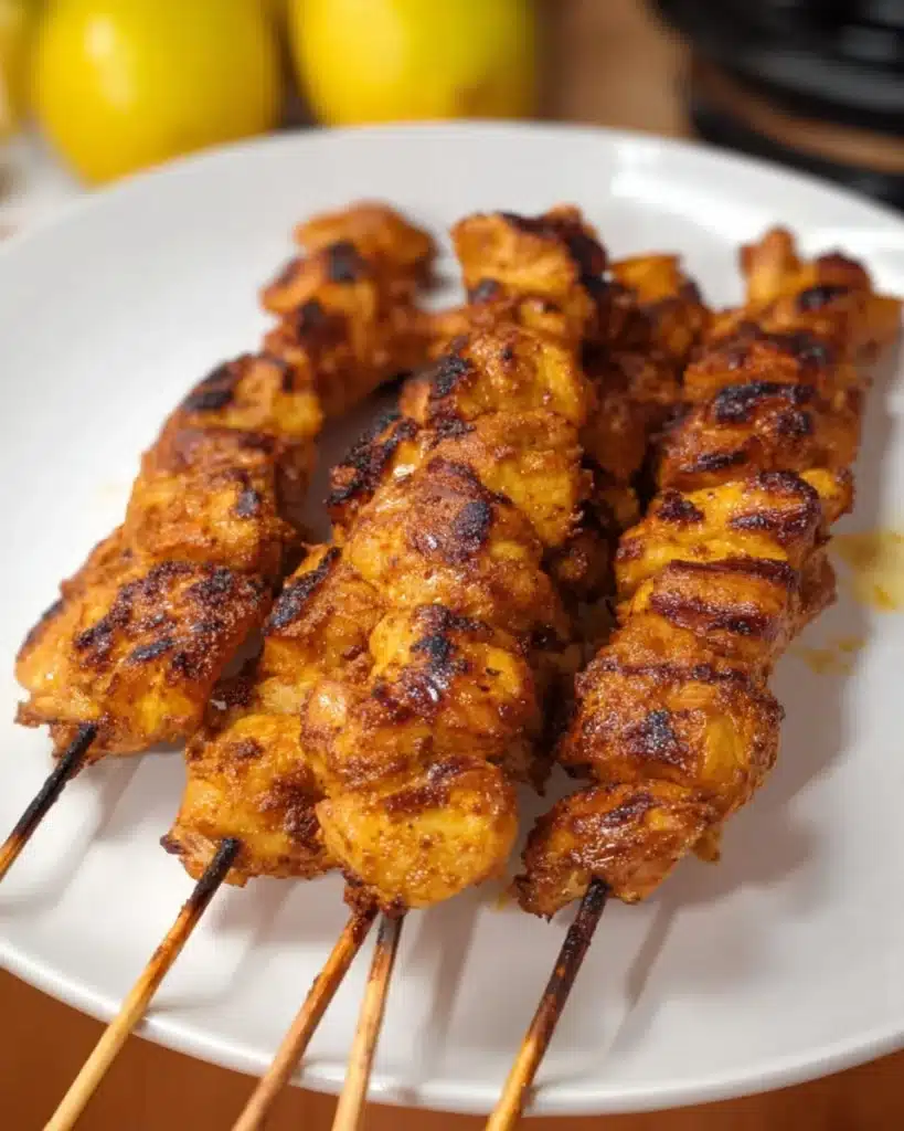 Air Fryer Chicken Skewers Recipe