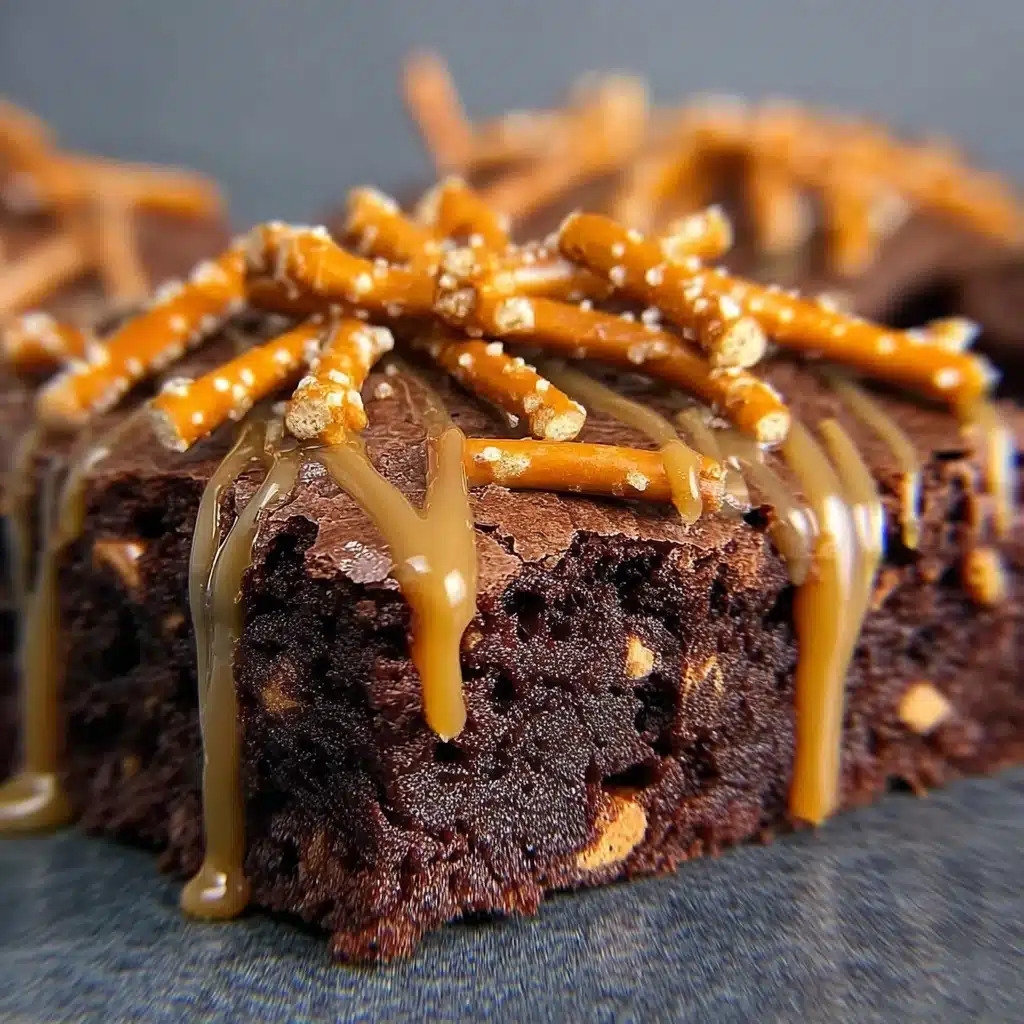 Caramel Pretzel Brownies Recipe 3 Caramel Pretzel Brownies Recipe - Recipe Image
