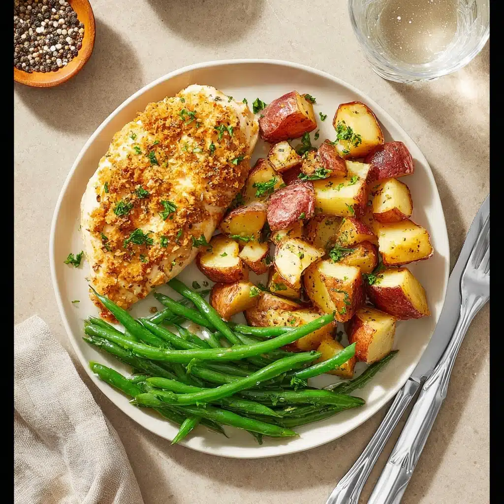 Parmesan Crusted Chicken Sheet Pan Dinner Recipe 4 Parmesan Crusted Chicken Sheet Pan Dinner Recipe - Recipe Image