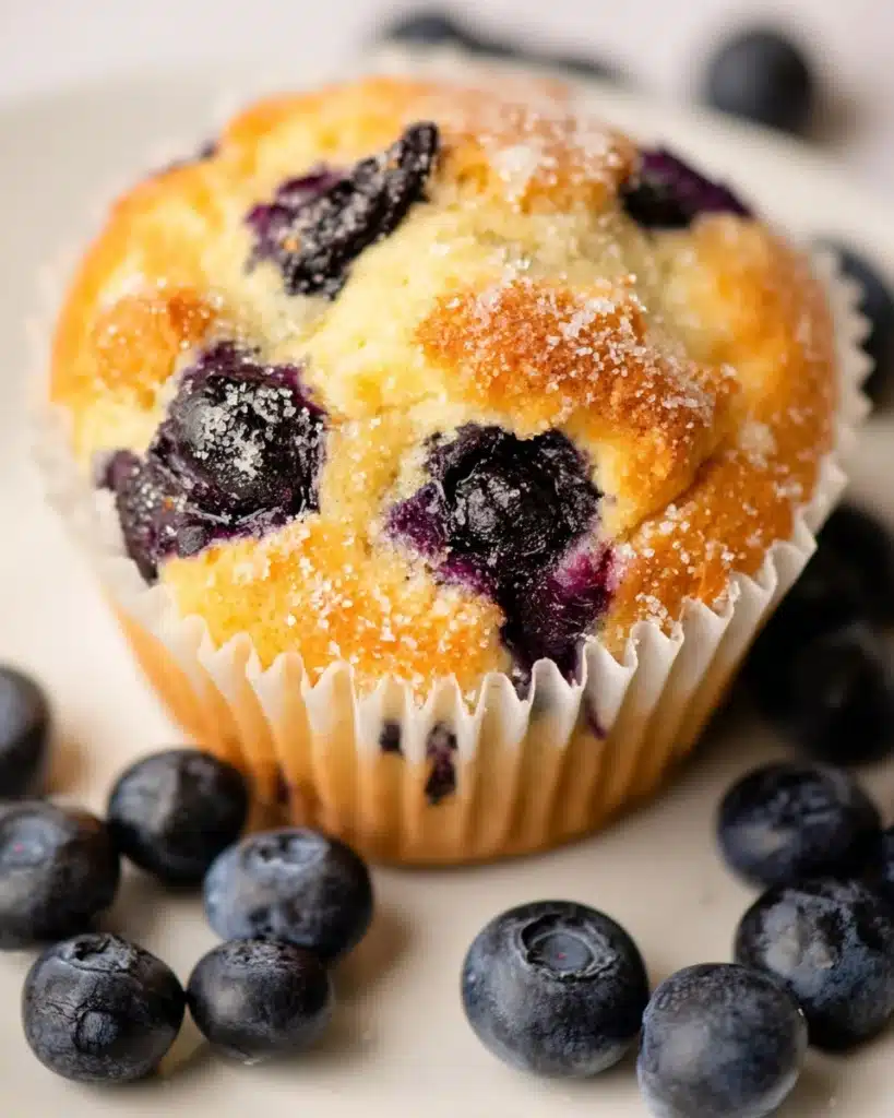 The Best Easy Jumbo Blueberry Muffins Recipe