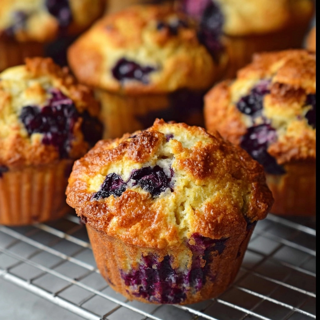 Lemon Blueberry Muffins Recipe 5 Lemon Blueberry Muffins Recipe - Recipe Image