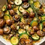 Skillet Zucchini and Mushrooms Recipe
