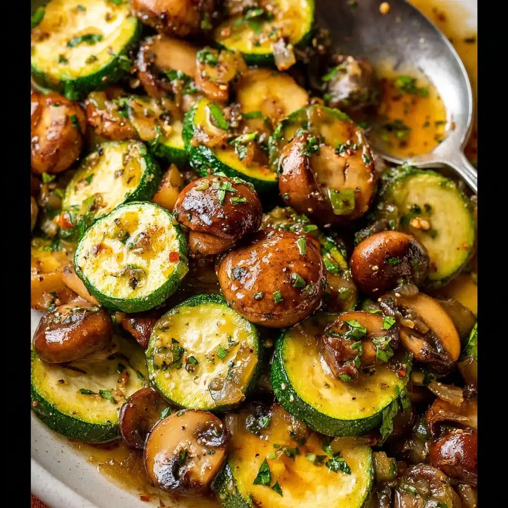 Skillet Zucchini and Mushrooms Recipe 4 Skillet Zucchini and Mushrooms Recipe - Recipe Image