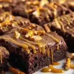 Caramel Pretzel Brownies Recipe