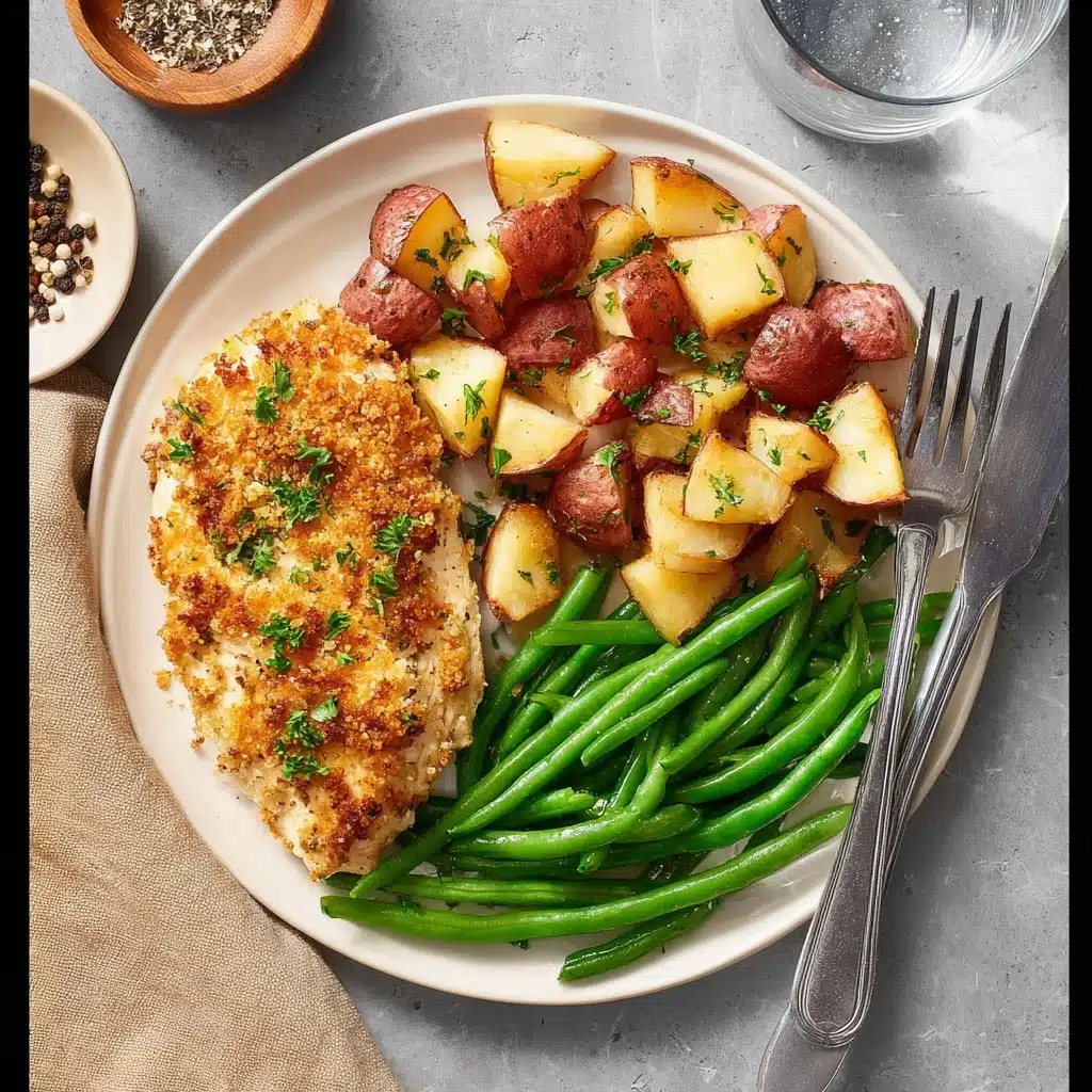 Parmesan Crusted Chicken Sheet Pan Dinner Recipe 5 Parmesan Crusted Chicken Sheet Pan Dinner Recipe - Recipe Image