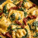 Creamy Tuscan Ravioli Recipe