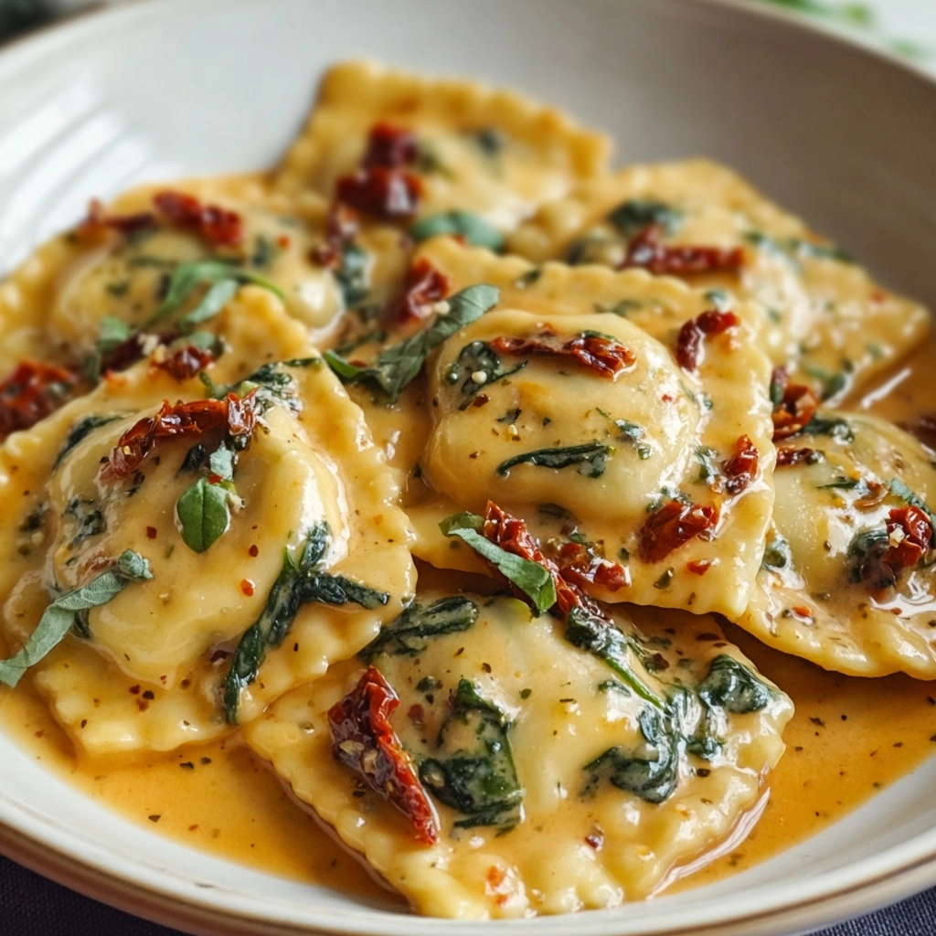 Creamy Tuscan Ravioli Recipe 5 Creamy Tuscan Ravioli Recipe - Recipe Image