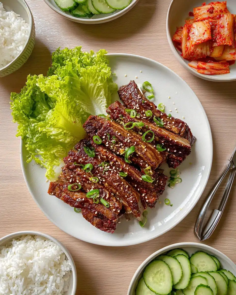 LA Galbi (Korean Marinated Short Ribs) Recipe
