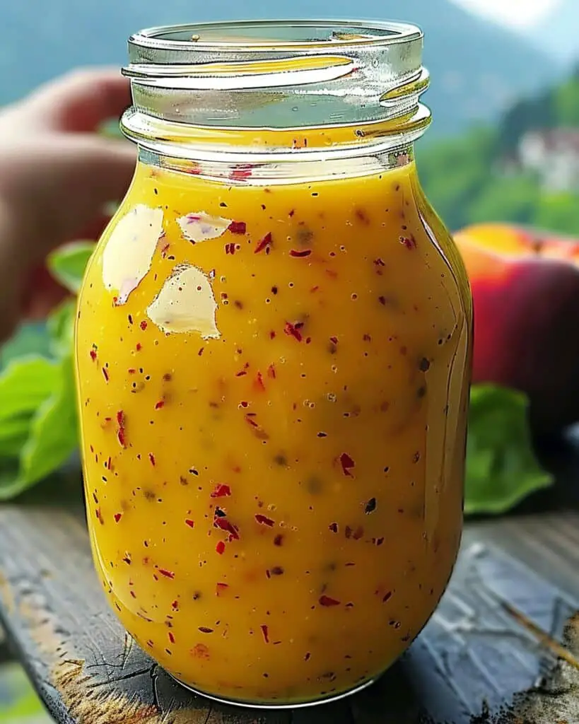 Tasty Peach Salad Dressing