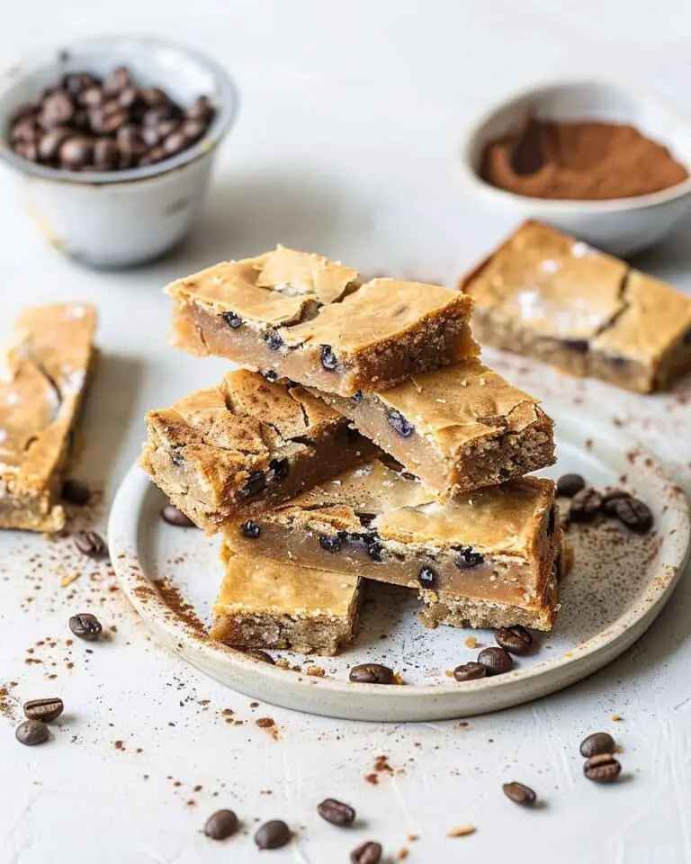 Coffee Cookie Crack Bars