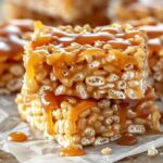 Salted Caramel Rice Krispie Treats