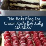 Flag Ice Cream Cake Recipe