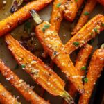 Parmesan Garlic Roasted Carrots