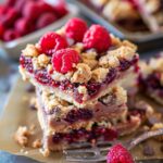 Chocolate Raspberry Crumb Bars
