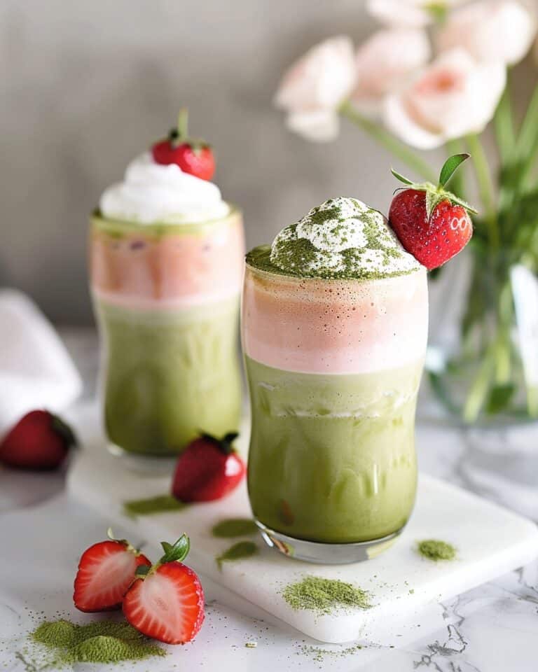 Strawberry Matcha Latte Recipe