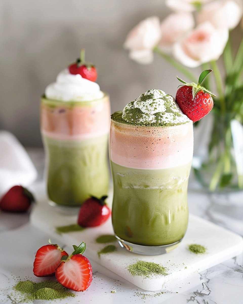 Strawberry Matcha Latte Recipe