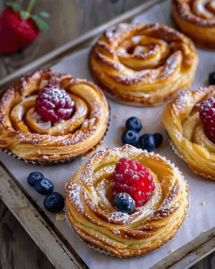 Blueberry and Strawberry Breakfast Pastries