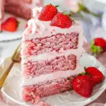 Homemade Strawberry Cake