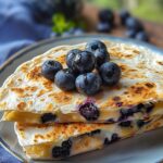 Blueberry Breakfast Quesadilla