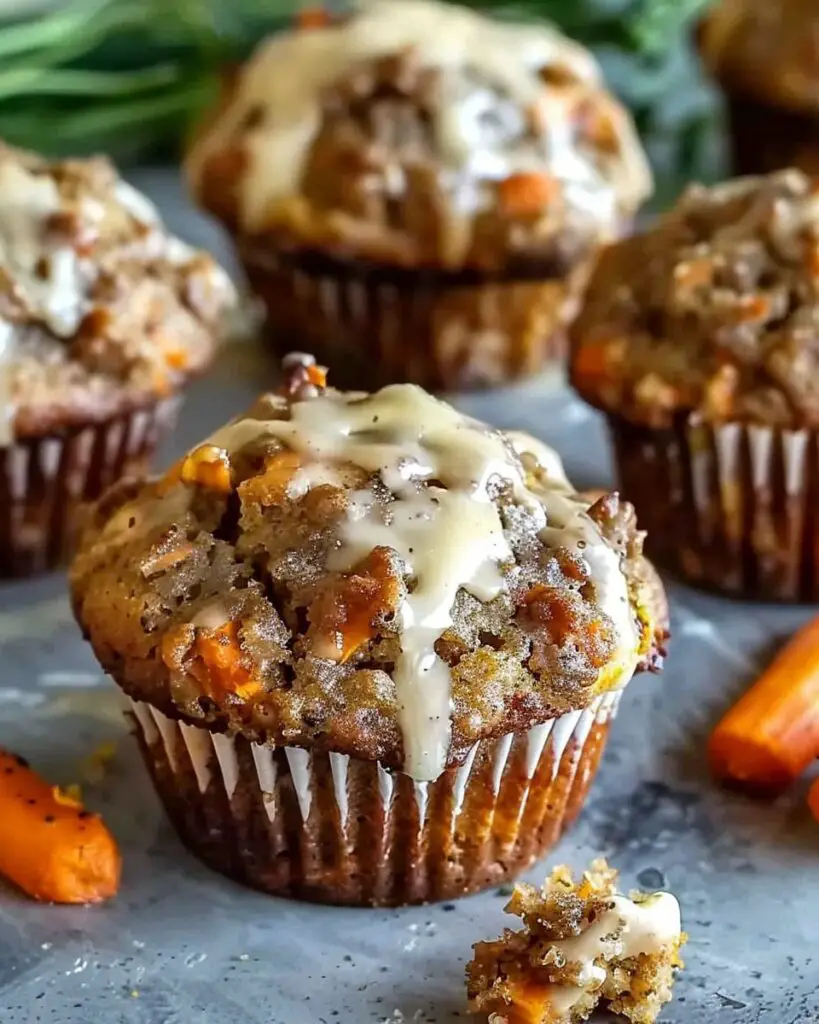 Carrot Cake Zucchini Muffins – Moist, Spiced & Packed with Veggies!