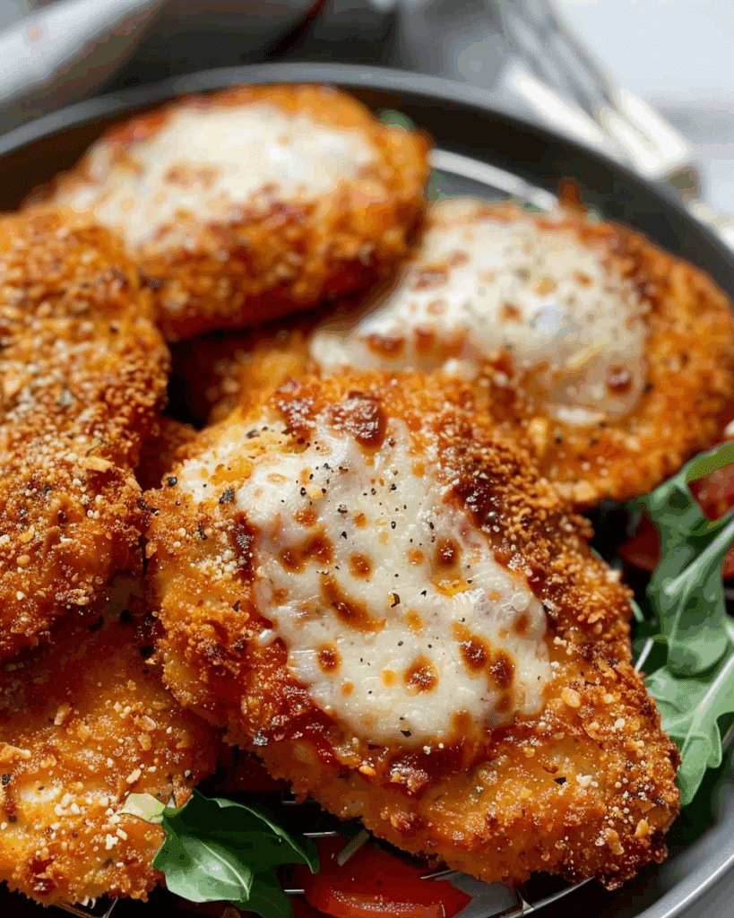 Crispy Healthy Chicken Parmesan – Air Fryer Recipe
