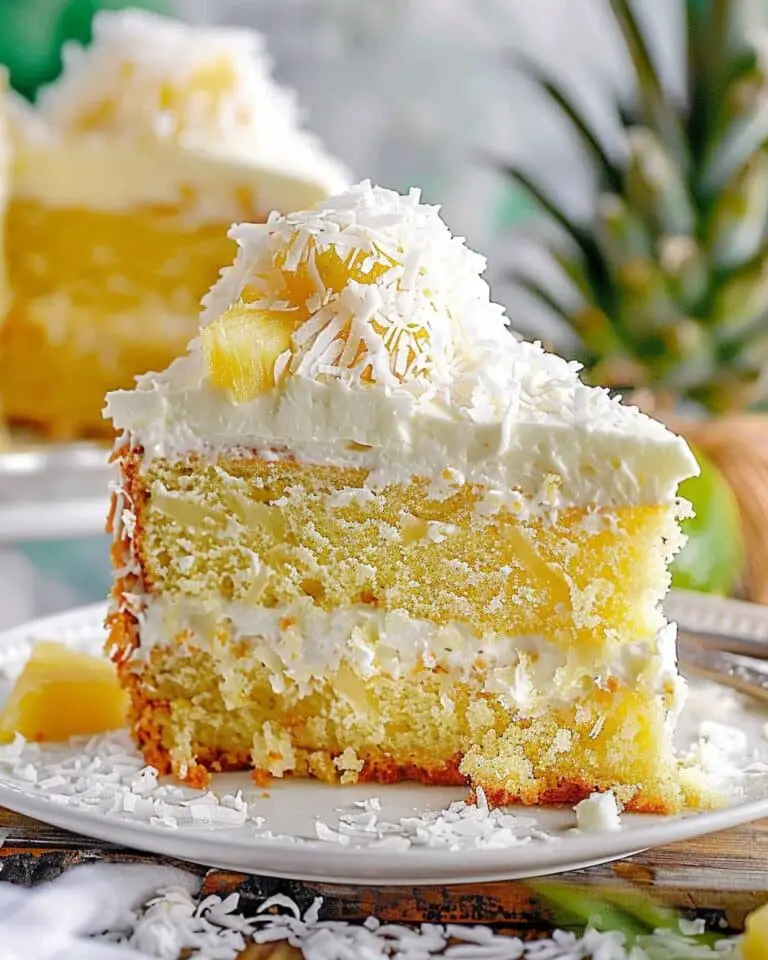Pina Colada Cake (Pineapple Coconut Cake)