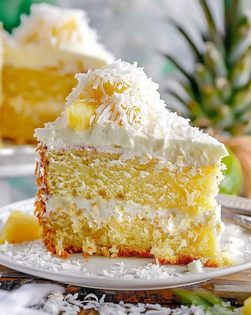 Pina Colada Cake (Pineapple Coconut Cake)