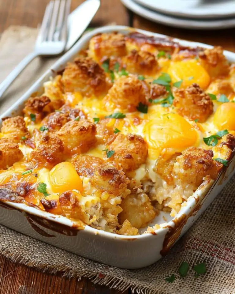 Tater Tot Breakfast Casserole