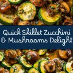 Skillet Zucchini and Mushrooms Recipe